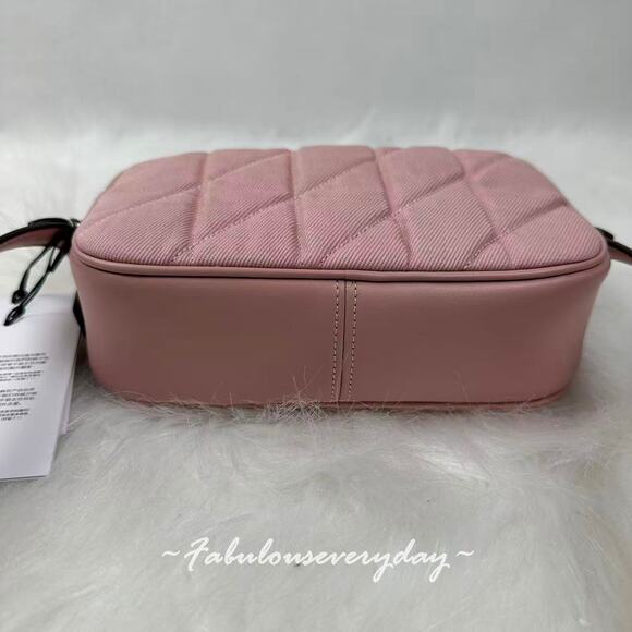 Coach Mini Jamie Camera Bag Crossbody In Denim CBR08 SV/Ballerina/Carnation NWT - Picture 6 of 7